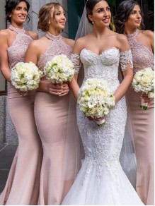 Mermaid Lace Long Floor Length Bridesmaid Dresses 99601517 Mermaid Lace Long Floor Length Bridesmaid Dresses 99601517