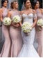 Mermaid Lace Long Floor Length Bridesmaid Dresses 99601517