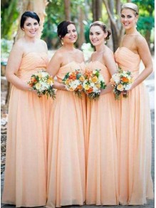 A-Line Long Chiffon Floor Length Bridesmaid Dresses 99601518 A-Line Long Chiffon Floor Length Bridesmaid Dresses 99601518
