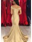 Mermaid Off-the-Shoulder Long Floor Length Bridesmaid Dresses 99601527