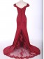 Trumpet/Mermaid Off-the-Shoulder Long Lace Prom Evening Formal Dresses 99602002