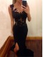 Long Black Lace Prom Evening Formal Dresses 99602004