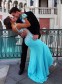 Long Blue Beaded Prom Evening Formal Dresses 99602006