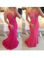 Trumpet/Mermaid Lace Long See Through Prom Evening Formal Dresses 99602014