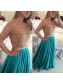A-Line Off-the-Shoulder Long Sleeves Lace Chiffon Prom Evening Formal Dresses 99602015