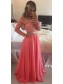 A-Line Off-the-Shoulder Long Sleeves Lace Chiffon Prom Evening Formal Dresses 99602015