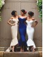 Sexy Trumpet/Mermaid Off-the-Shoulder Bridesmaid Prom Evening Formal Dresses 99602017