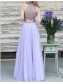 Two Pieces Beaded High Neck Long Prom Evening Formal Dresses 99602019