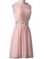 Short Pink Beaded Bridesmaid Prom Evening Formal Dresses 99602021 Short Pink Beaded Bridesmaid Prom Evening Formal Dresses 99602021