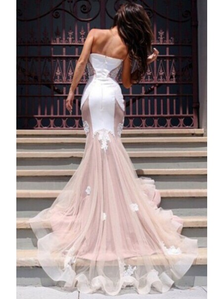 Trumpet/Mermaid Sweetheart Lace Long Prom Evening Formal Dresses 99602035 Trumpet/Mermaid Sweetheart Lace Long Prom Evening Formal Dresses 99602035