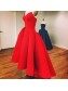High Low Sweetheart Red Prom Evening Formal Dresses 99602037
