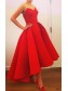 High Low Sweetheart Red Prom Evening Formal Dresses 99602037