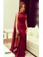 Trumpet/Mermaid Long Red Prom Evening Formal Dresses 99602041
