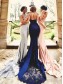 Trumpet/Mermaid Halter Lace Long Prom Evening Formal Dresses 99602054
