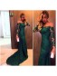 Trumpet/Mermaid Long Sleeves Green Lace Prom Evening Formal Dresses 99602077 Trumpet/Mermaid Long Sleeves Green Lace Prom Evening Formal Dresses 99602077