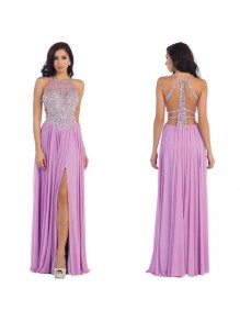 Beaded Lilac Chiffon Long Prom Evening Formal Dresses 99602093 Beaded Lilac Chiffon Long Prom Evening Formal Dresses 99602093