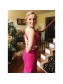 Beaded Lace Appliques Mermaid Long Prom Formal Evening Party Dresses 996021002