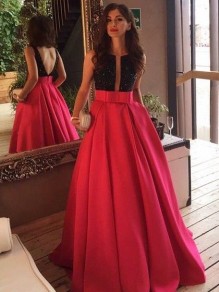 Beaded Long Prom Formal Evening Party Dresses 996021034