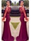 Trumpet/Mermaid Long Sleeves Red Lace Prom Evening Formal Dresses 99602104