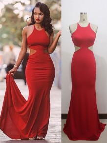 Long Red Sexy Prom Formal Evening Party Dresses 996021058
