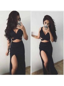Long Black Prom Formal Evening Party Dresses 996021060