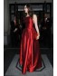 A-Line Halter Deep V-Neck Long Prom Formal Evening Party Dresses 996021078