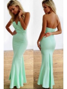Trumpet/Mermaid Mint Green Long Prom Evening Formal Dresses 99602109 Trumpet/Mermaid Mint Green Long Prom Evening Formal Dresses 99602109