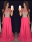 Beaded Long Chiffon Prom Formal Evening Party Dresses 996021094