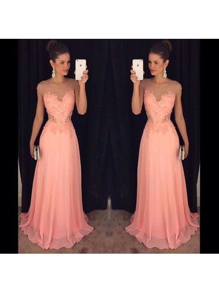 Long Lace and Chiffon Prom Formal Evening Party Dresses 996021108 Long Lace and Chiffon Prom Formal Evening Party Dresses 996021108