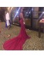 Mermaid Halter Prom Formal Evening Party Dresses 996021133