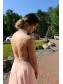 Beaded Long Pink Prom Formal Evening Party Dresses 996021145