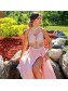 Beaded Long Pink Prom Formal Evening Party Dresses 996021145