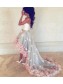 High Low Prom Formal Evening Party Dresses with Handmade Flowers 996021164