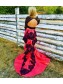 Mermaid Long Sleeves Lace Black White Prom Formal Evening Party Dresses 996021169