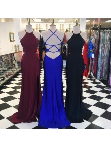 Long Spaghetti Straps Prom Formal Evening Party Dresses 996021172