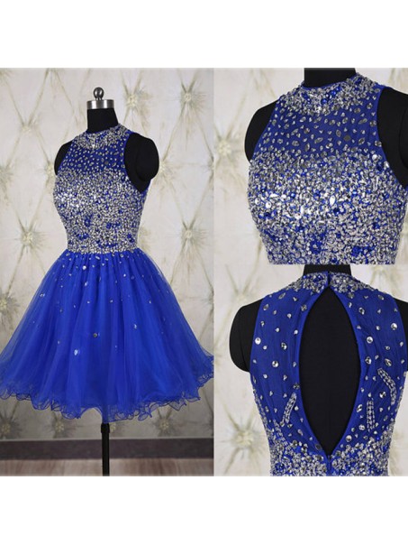 Beaded Sequins Short Royal Blue Prom Evening Homecoming Cocktail Dresses 99602118 Beaded Sequins Short Royal Blue Prom Evening Homecoming Cocktail Dresses 99602118