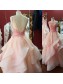 Long Pink Beaded Lace Prom Formal Evening Party Dresses 996021187