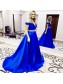 Beaded Long Green Off-the-Shoulder Prom Formal Evening Party Dresses 996021199