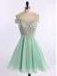 A-Line Off-the-Shoulder Chiffon Lace Appliques Prom Evening Homecoming Cocktail Dresses 99602120