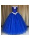 Tulle Ball Gown Long Blue Prom Formal Evening Party Dresses 996021200
