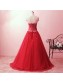 A-Line Beaded Long Prom Formal Evening Party Dresses 996021202