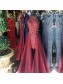 High Low Beaded Sequins Prom Formal Evening Party Dresses 996021213