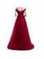 Long Red Off-the-Shoulder Prom Formal Evening Party Dresses 996021221