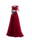 Long Red Off-the-Shoulder Prom Formal Evening Party Dresses 996021221