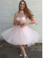 Beaded Two Pieces Short Pink Prom Evening Homecoming Cocktail Dresses 99602123 Beaded Two Pieces Short Pink Prom Evening Homecoming Cocktail Dresses 99602123