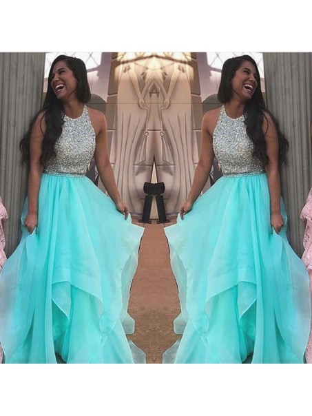 Two Pieces Beaded Prom Formal Evening Party Dresses 996021246 Two Pieces Beaded Prom Formal Evening Party Dresses 996021246