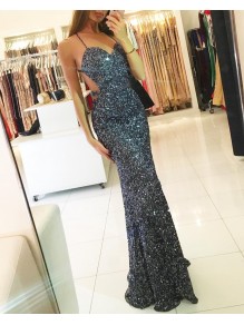 Sequins Spaghetti Straps Mermaid Long Prom Formal Evening Party Dresses 996021264 Sequins Spaghetti Straps Mermaid Long Prom Formal Evening Party Dresses 996021264