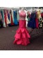 Mermaid Two Pieces Beaded Long Prom Formal Evening Party Dresses 996021265