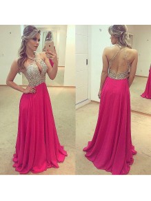 Sexy Beaded Chiffon Prom Formal Evening Party Dresses 996021269 Sexy Beaded Chiffon Prom Formal Evening Party Dresses 996021269