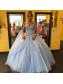 Beaded Ball Gown Spaghetti Straps Prom Formal Evening Party Dresses 996021281